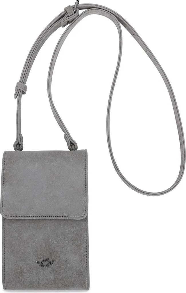 Borsa Vegan Fritzi aus Preußen Vintage Flap02 Grigio Rock