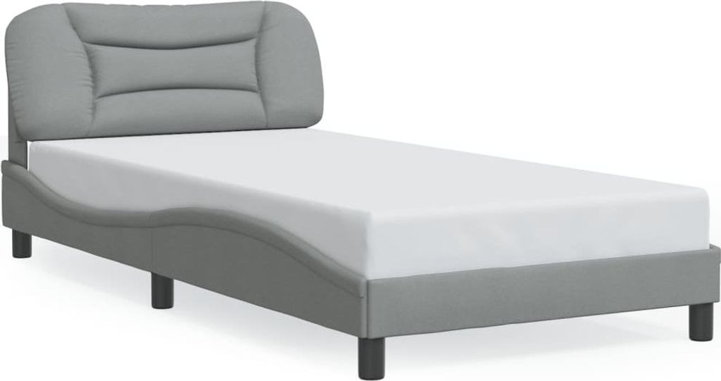 VidaXL 3213683, Grau, 105 cm, 2,18 m, 74,5 cm, 1000 x 2000 Produktbild 