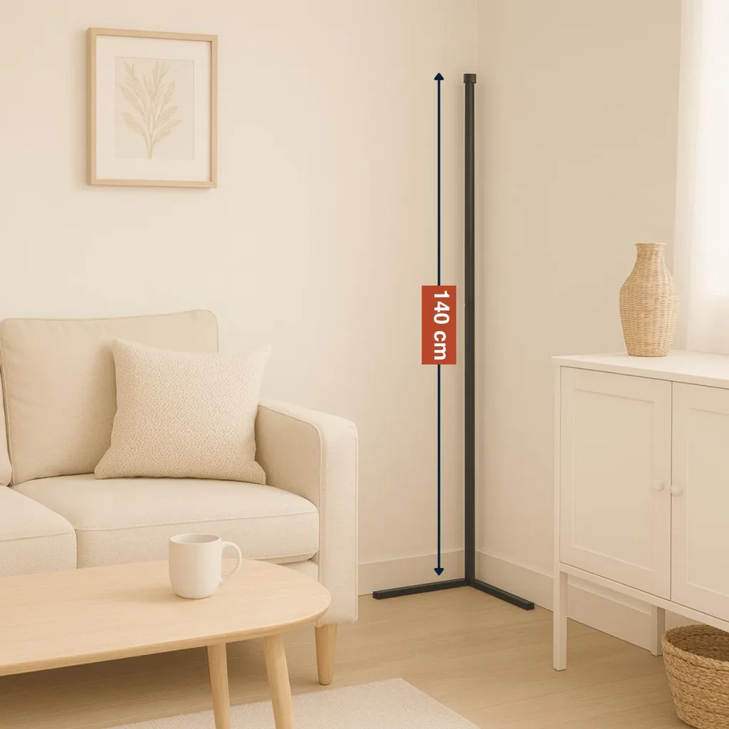 Lampadaire LED Variable pour Éclairage d'Angle - Finie la Lumière Terne - 3