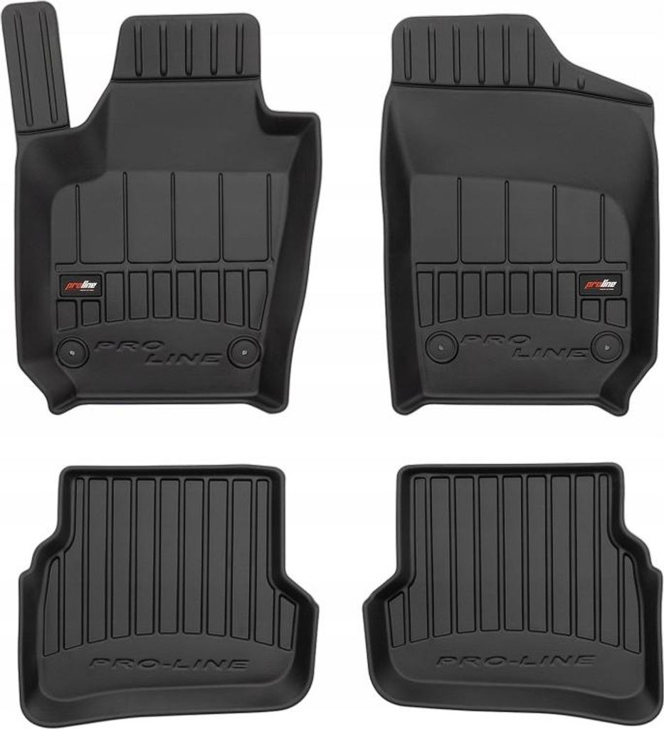 GUMMIMATTEN FUSSMATTEN VW Polo 5 2009-2017 3D MULDE