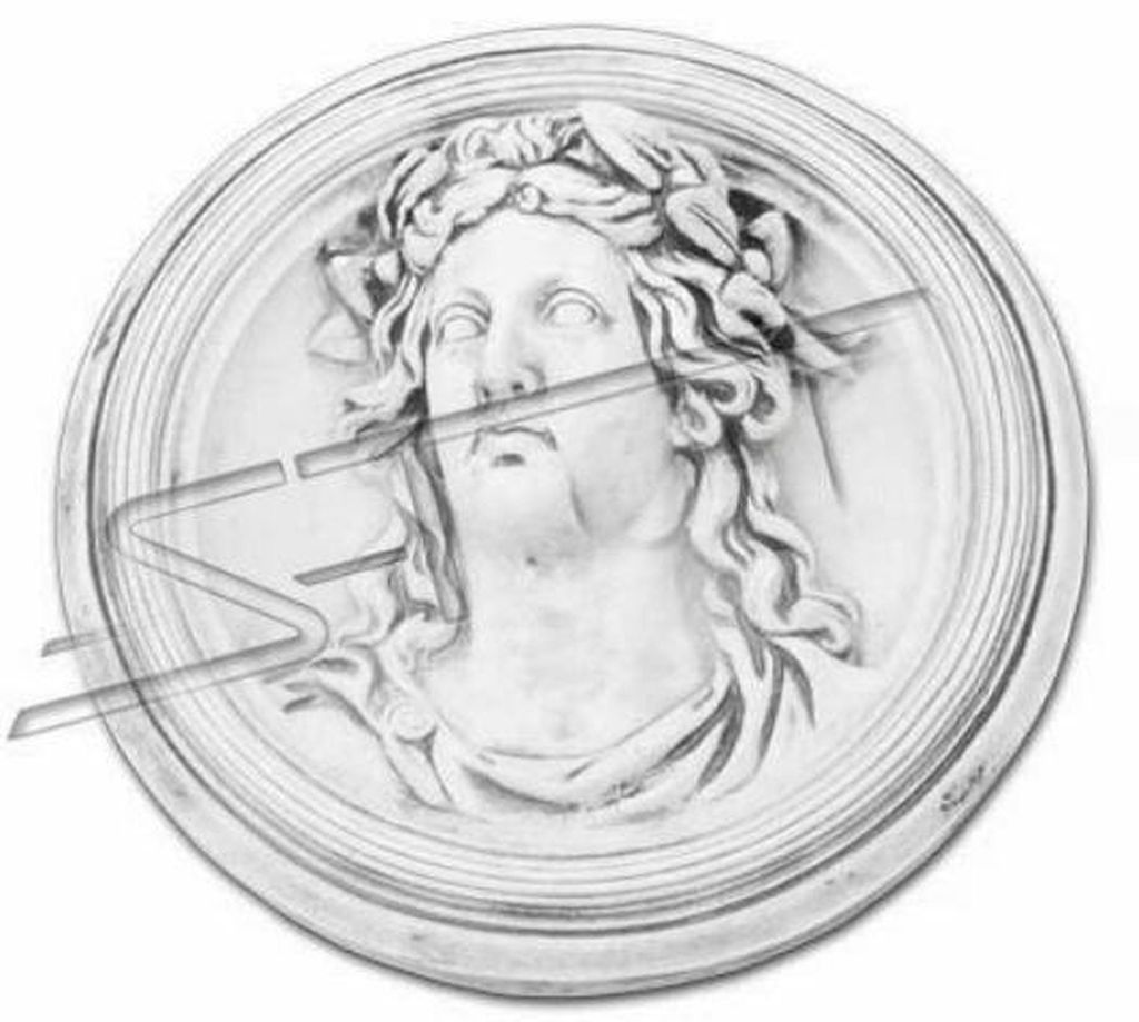 Wand Relief Tafel Bilder Bild Antik Stil Römische 3D Wand Dekoration 44cm 133