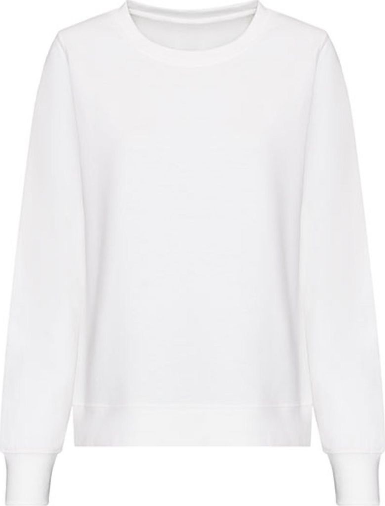 Just Hoods JH030F | WomenŽs AWDis Damen Sweatshirt - Farbe: Arctic White - Größe: S