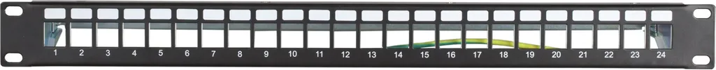 Panneau de brassage Keystone 19" DSIT DS-Patch-24STP Noir 1U - 2