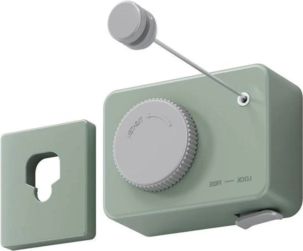 Corde à linge intérieure extensible en acier inoxydable brossé 4m