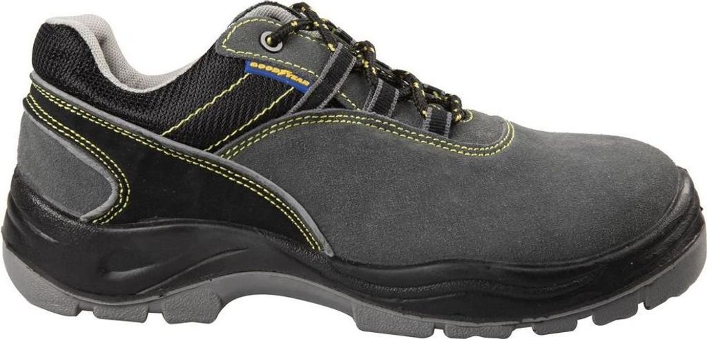 Goodyear Sicherheitsschuhe mit Metall S1P aus Wildleder Schwarz und Grau Größe 47