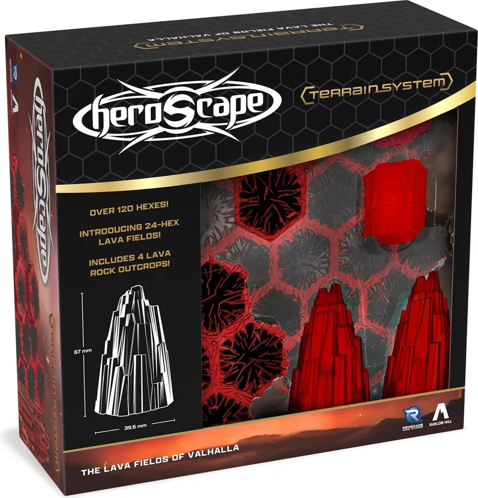 Heroscape The Lava Fields of Valhalla Extension de Terrain Edition ENG