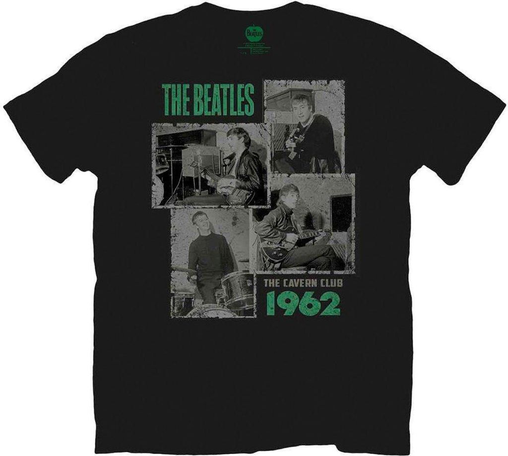 The Beatles - "Cavern Shots 1962" T-Shirt für Herren/Damen Uni RO4375 (XL) (Schwarz)
