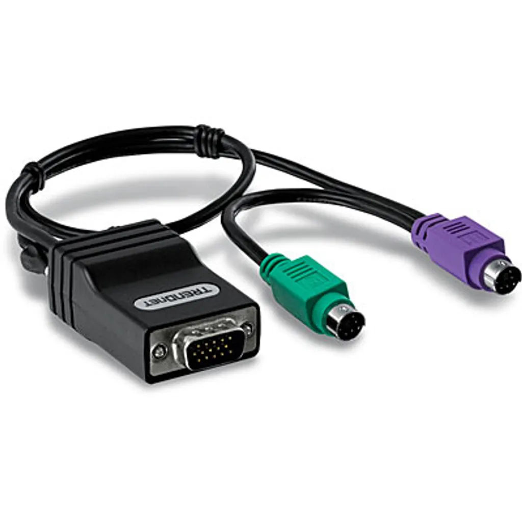 Adaptateur KVM pour serveur TRENDnet CAT5 PS/2 haute performance RJ45
