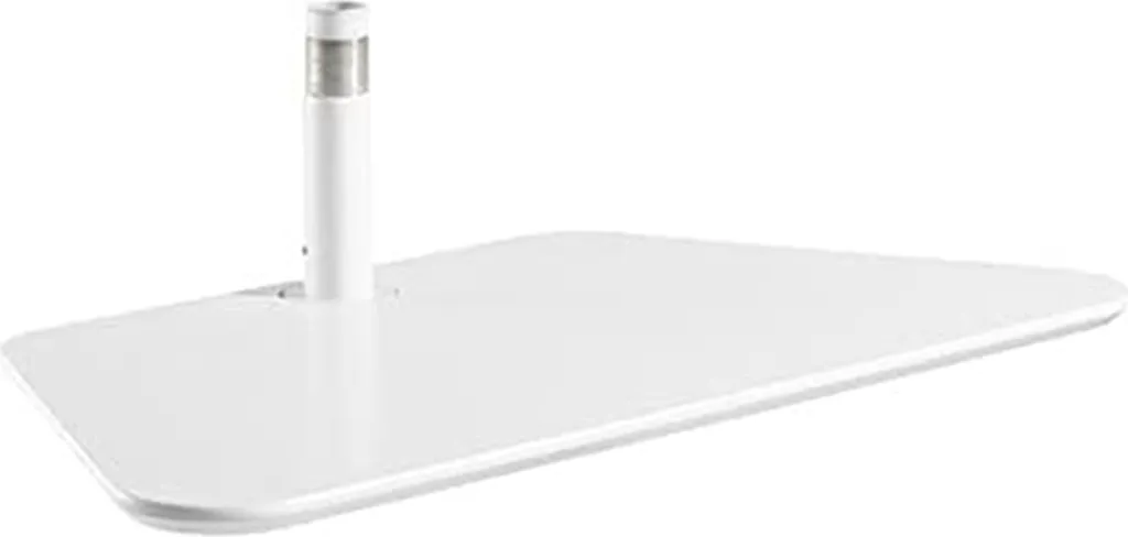 Support TV Staffelei Blanc Laqué Haute Qualité Pivotant et très Durable