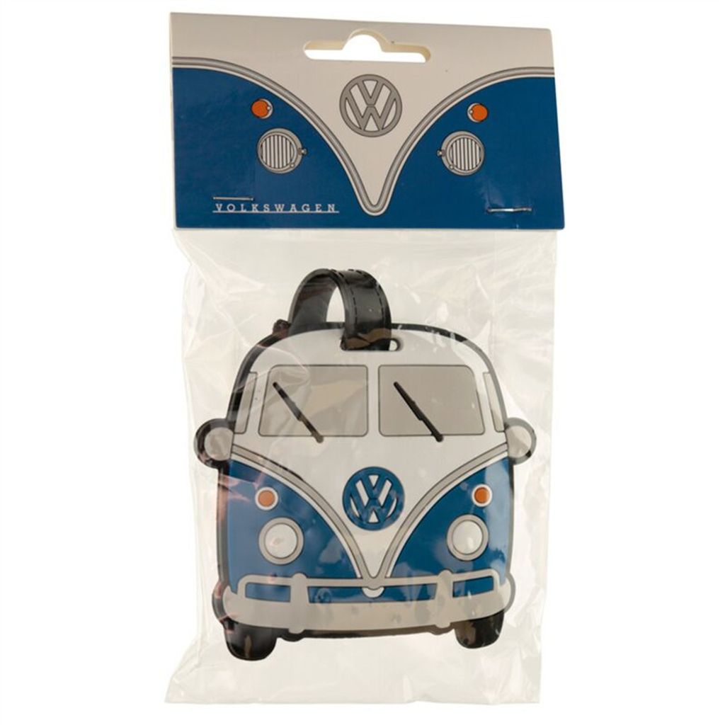 Volkswagen Bulli VW Bus T1 Blaue PVC Kofferanhänger