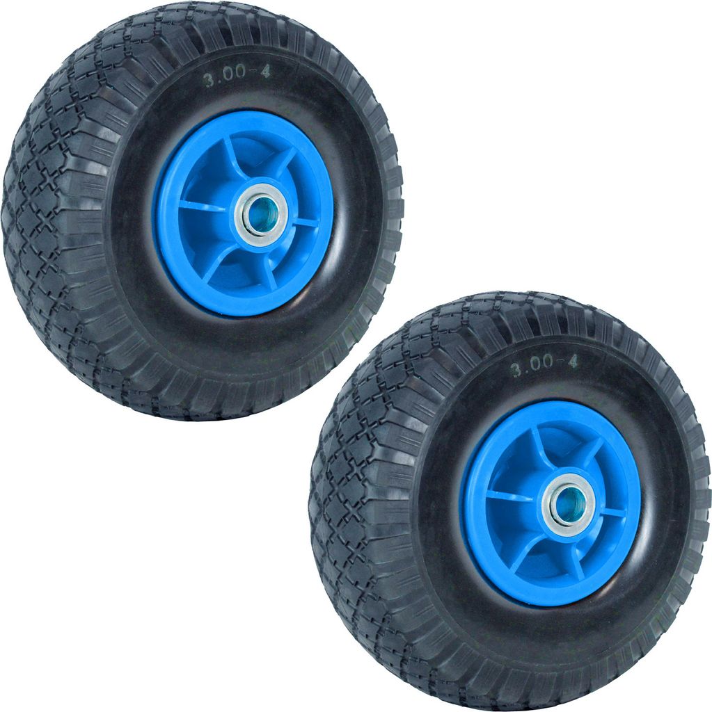 2x Sackkarrenrad Vollgummi 260x85 3.00-4 Nabenlänge 60 mm Produktbild 4