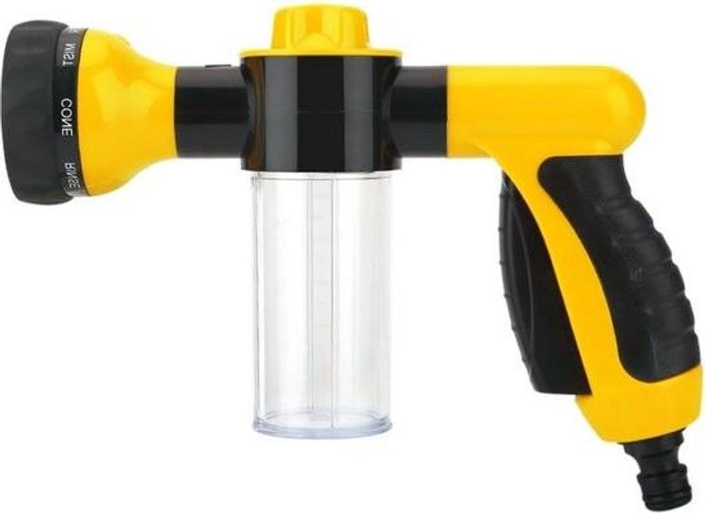 Auto-Waschanlagen-Reiniger - Gartenschlauch-Spritzpistole Schaumpistole Schaumwasserpistole - Hochdruck-Motorrad-Garten-Wasserpistole Reinigungswer...