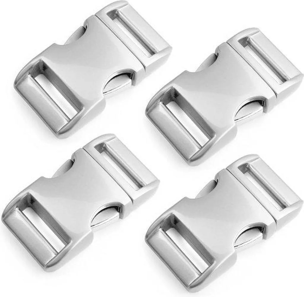 Attaches de rechange pour sac à dos et ceintures en métal 32mm lot de 4