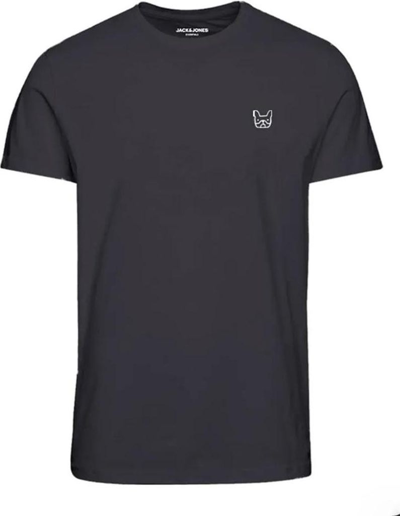 Jack & Jones Denim Dog Regular Fit Kurzarm-t-shirt Schwarz S Herren Schwarz S