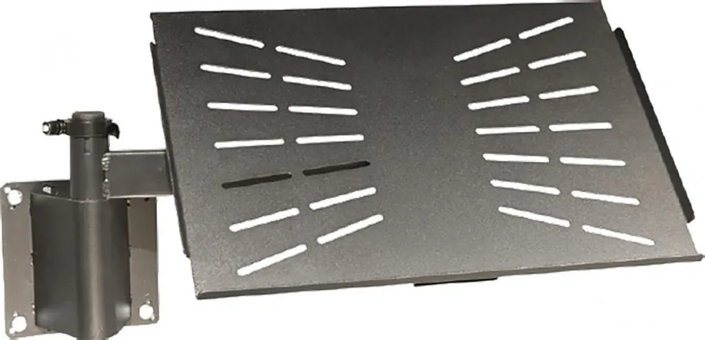 Support PC orientable 17 pouces pour paroi perforée - Bras articulé VAR