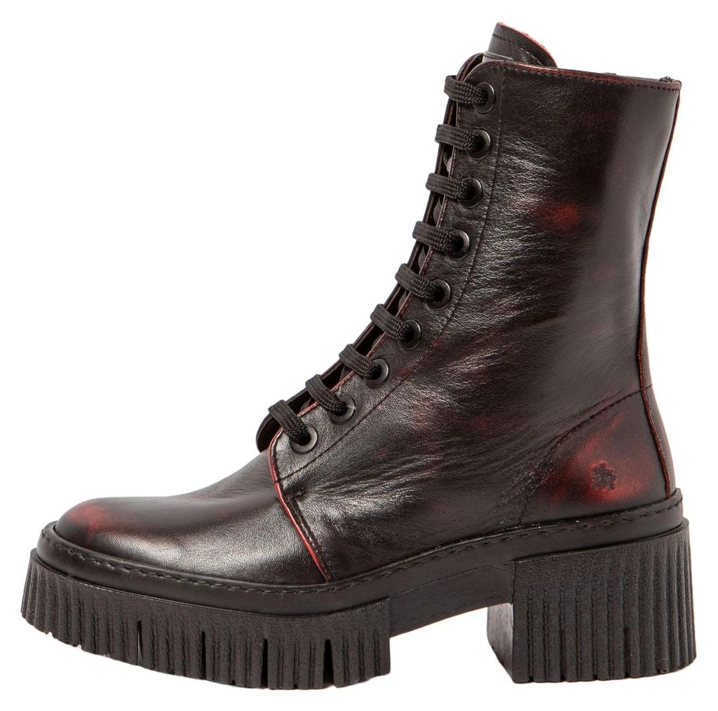 Art Stiefeletten mit Absatz Damen 1375 ASPORT SCARLET/YORK Farbe Rot