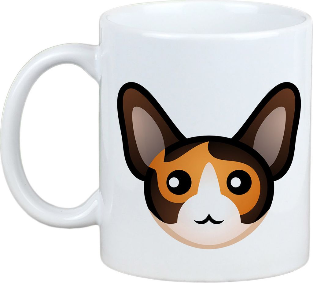 Cornisch Rex - Tasse mit Grafik und Aufschrift der Marke Art-Dog