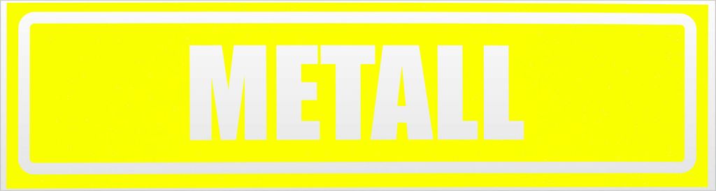 Kiwistar Metall invertiert Magnetschild Schild magnetisch - 60cm Neongelb - Magnetfolie für Auto PKW Kfz