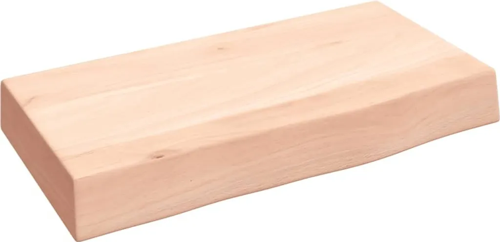 Mensola a Parete Rovere Massiccio 40x20x6 - Calore Naturale