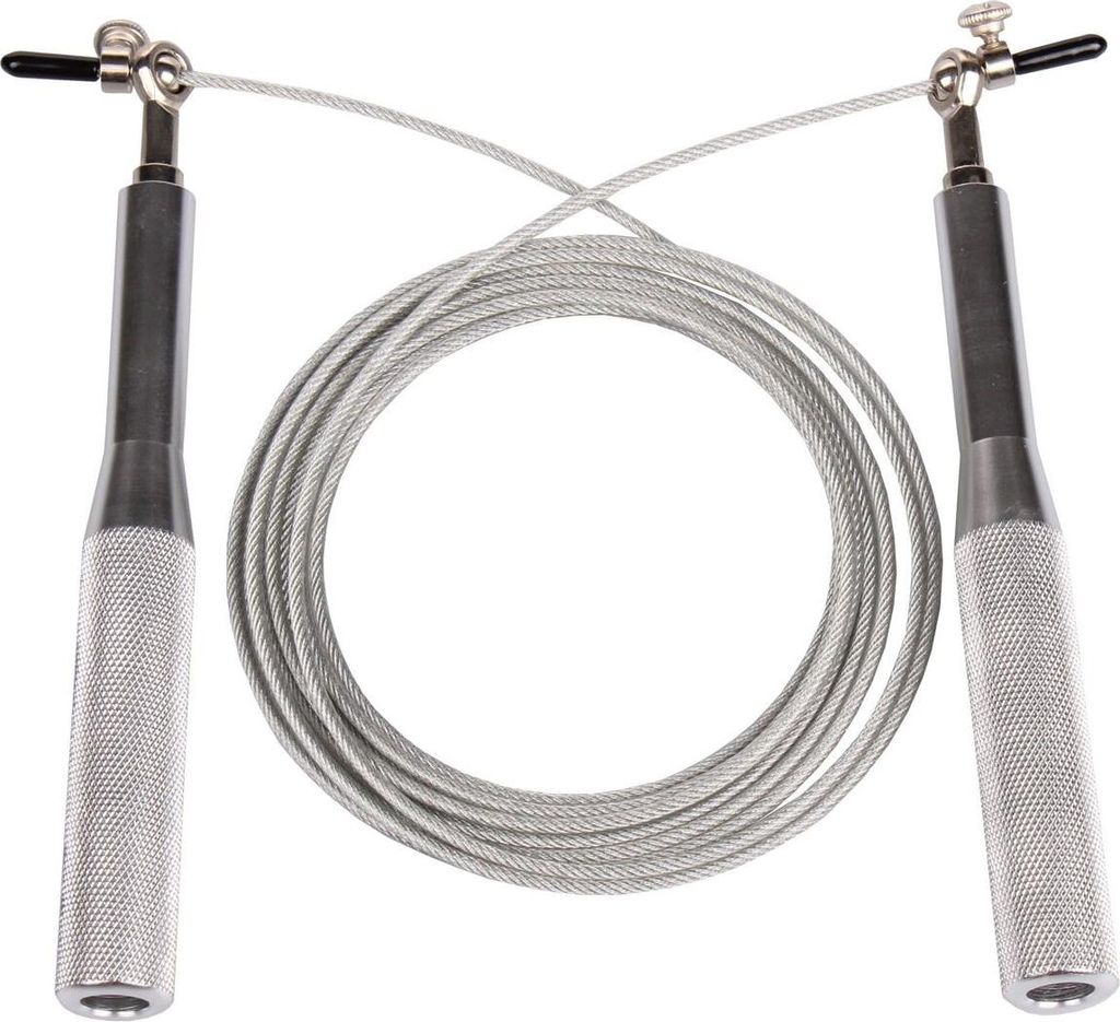 CrossGym Fitness-Springseil Silber 1er-Pack