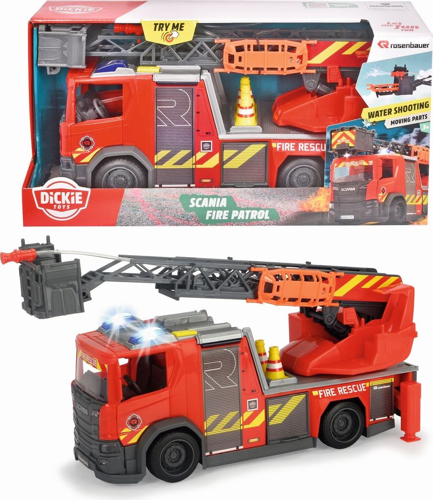 Camion de pompiers Scania 35 cm Image du produit 