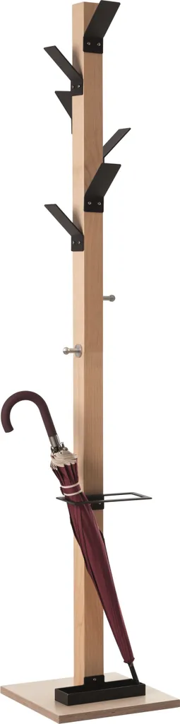 Portemanteau Stable 6 Patères pour Ranger Vestes et Parapluies sans Désordre