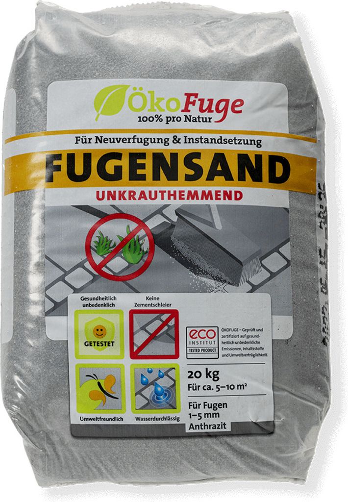 ÖKO FUGE Fugensand ®, Körnung:1 - 5, Verpackungseinheit:20 Produktbild 