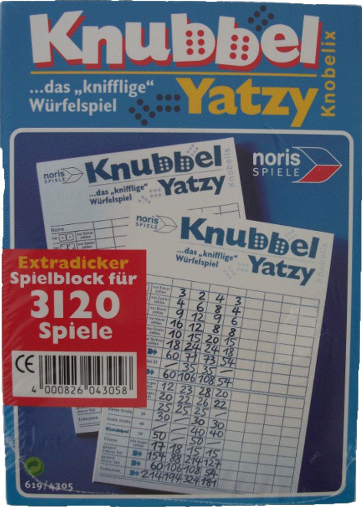 Kniffelův blok pro 3 120 her Obrázek produktu 