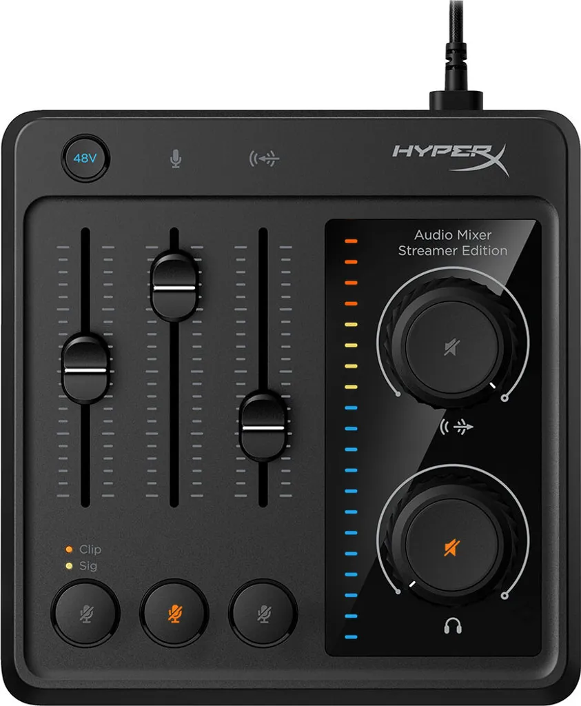 Console de mixage audio HyperX pour créateur de contenu et jeu en ligne