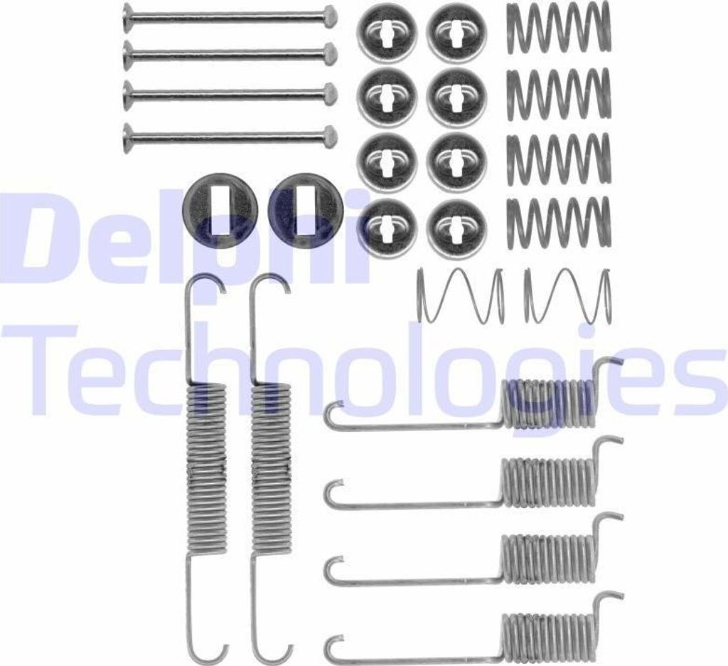 DELPHI Zubehörsatz Bremsbacken LY1197 Hinten passend für MERCEDES-BENZ T1 Kasten (602)