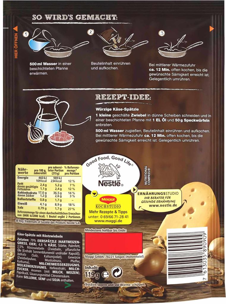 Švábske syrové špecle Obrázok produktu 2