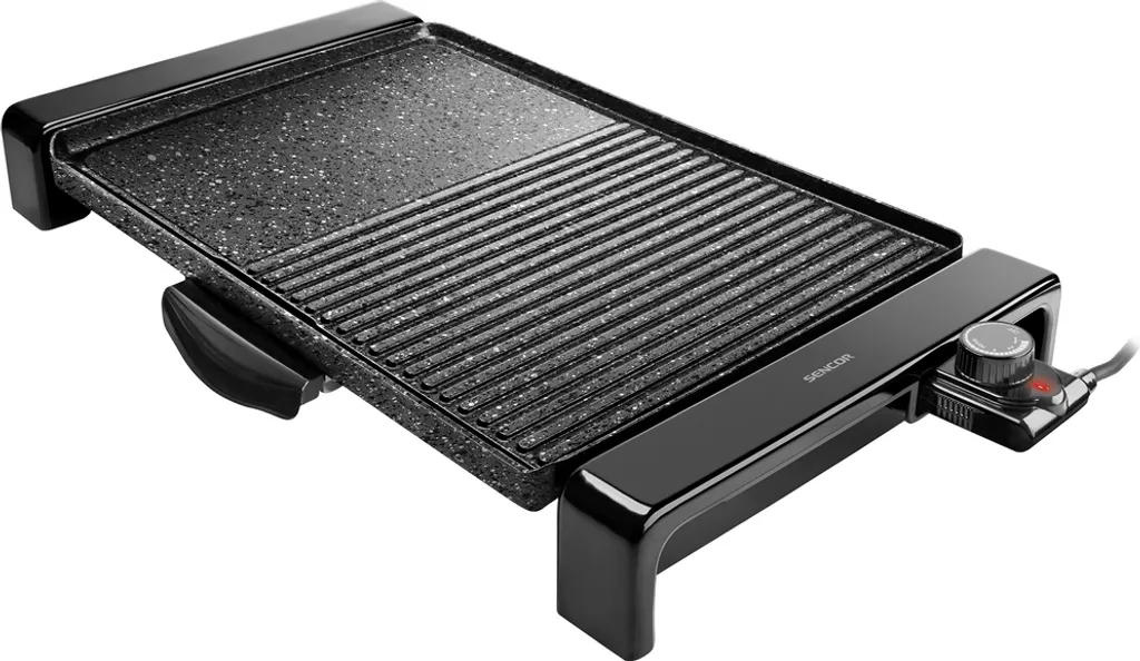 Gril électrique antiadhésif Sencor SBG 108BK température réglable 2000W