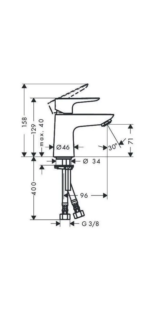 Miscelatore Monocomando Hansgrohe Talis E 80 71702000 - Relax AirPower - 5