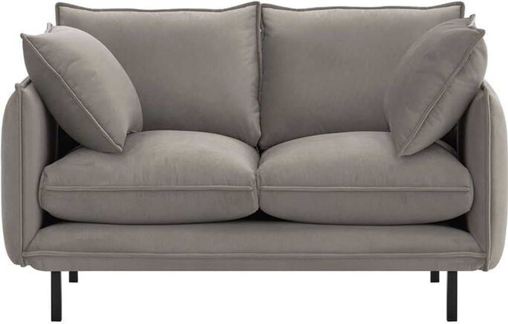 SLF24 - Zweisitzer-Sofa Nimbus - hellgrau - Kronos 15