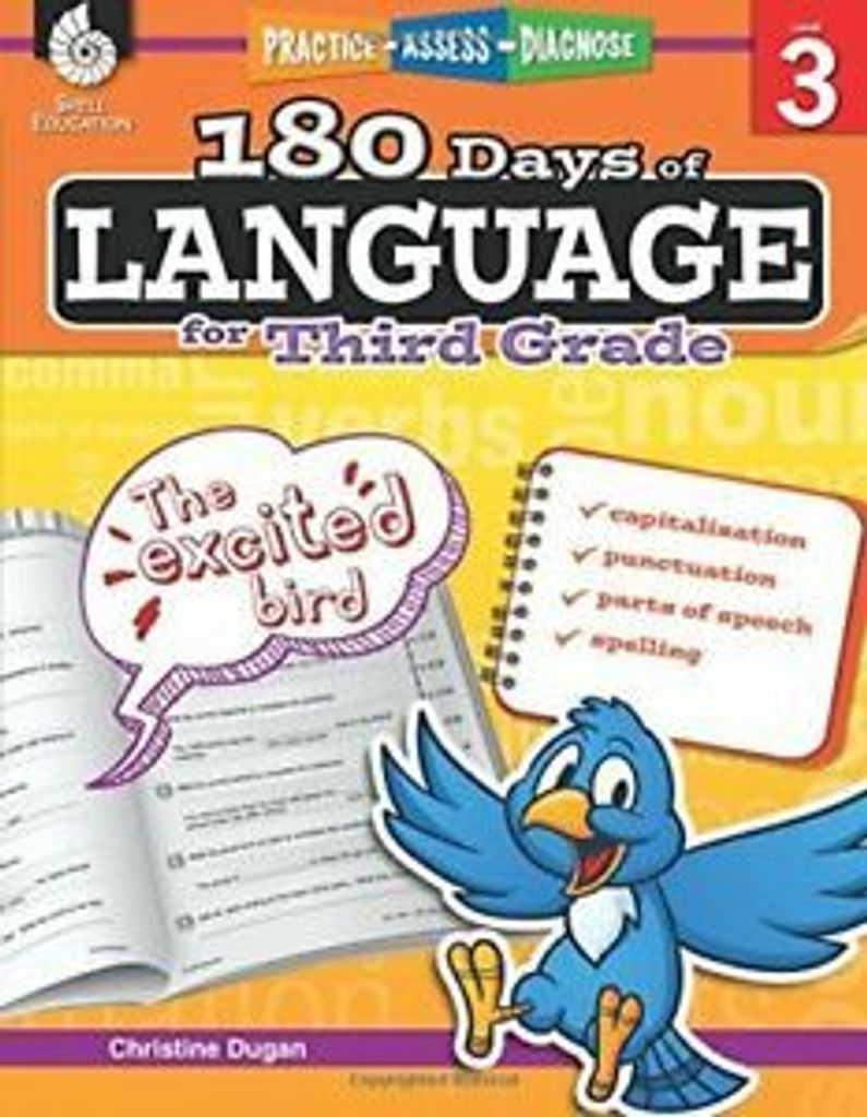 180 Days of Language for Third Grade (180 Days of Practice).by Dugan New