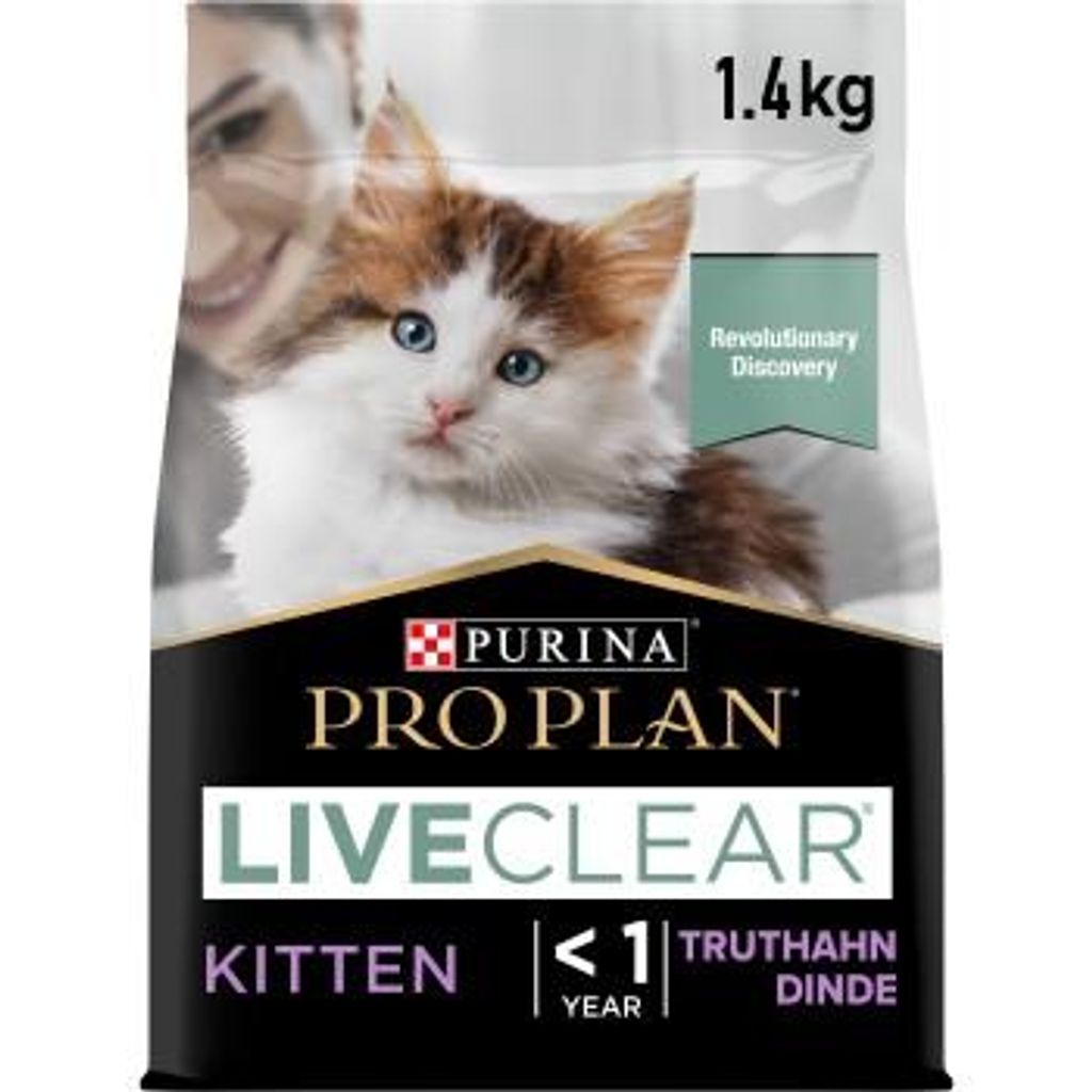 Pro Plan - Liveclear Kitten < 1 Jahr – Reich an Truthahn – 1,4 kg