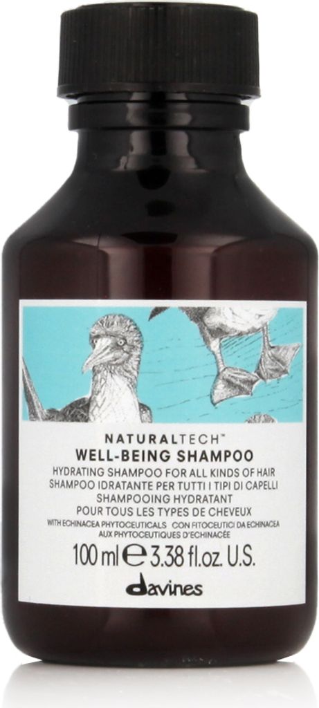 Davines Natural Tech Well-Being Shampoo Pflegeshampoo für Feinheit und Glanz des Haars 100 ml