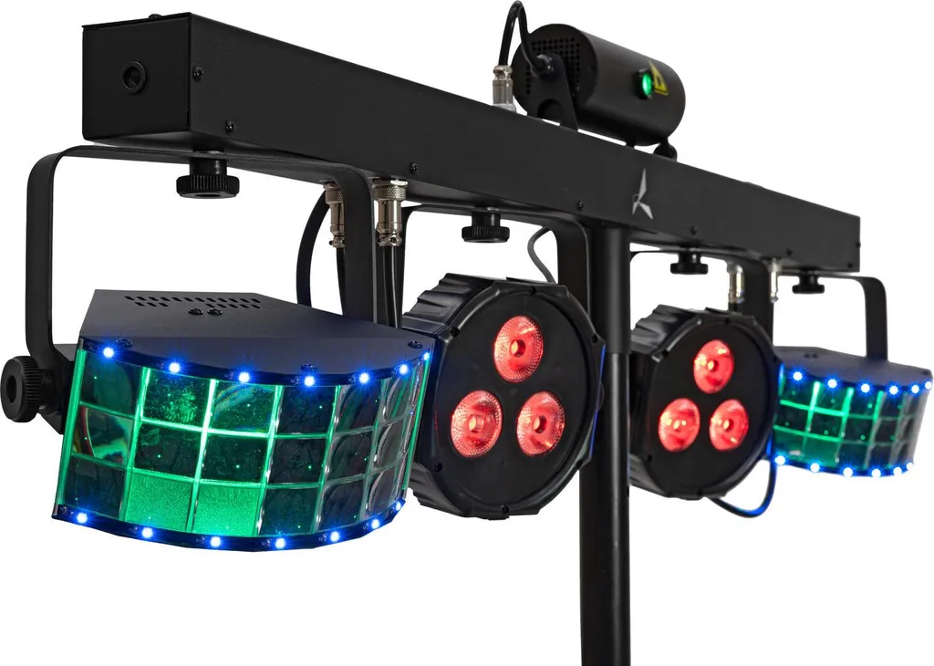 Système d'éclairage DJ mobile KLS Laser Bar FX AIR pour soirées et clubs
