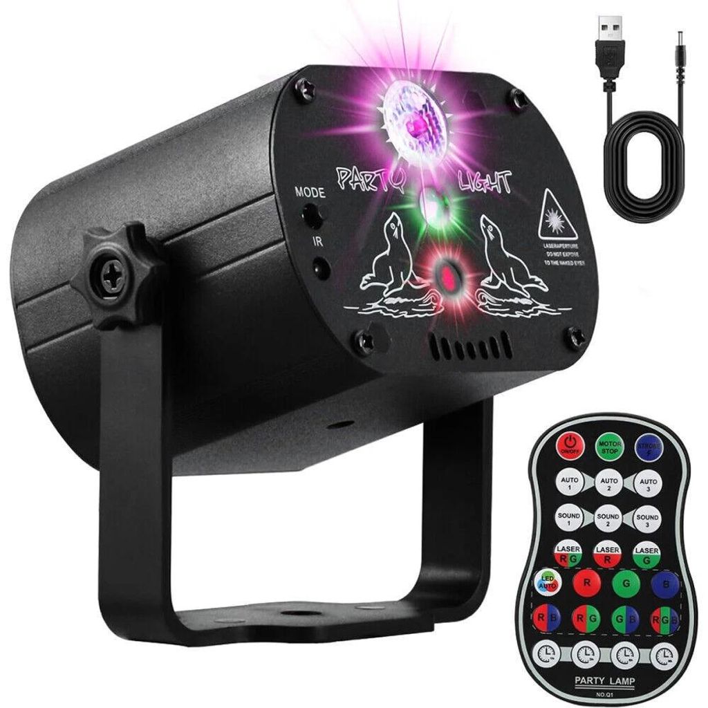 Kula dyskotekowa Disco Lights LED sterowana muzyką DJ Zdjęcie produktu 
