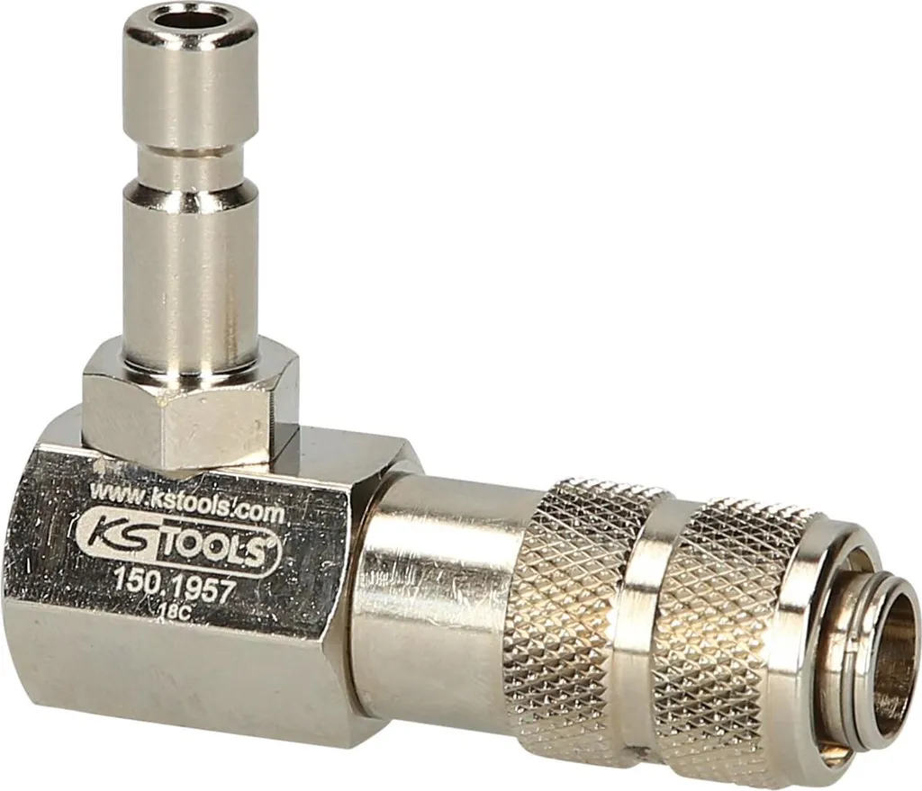 Adattatore Angolato 90° KS TOOLS 150.1957 per Test Pressione Raffreddamento