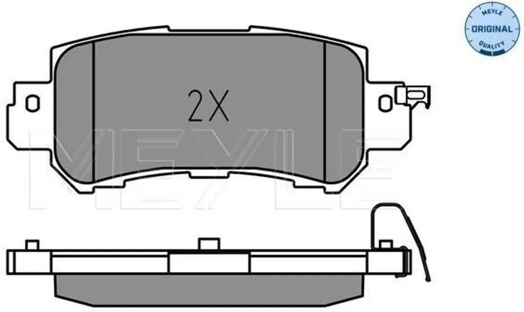 Plaquettes de Frein MEYLE Haute Résistance pour CX-3 et CX-5 Arrière