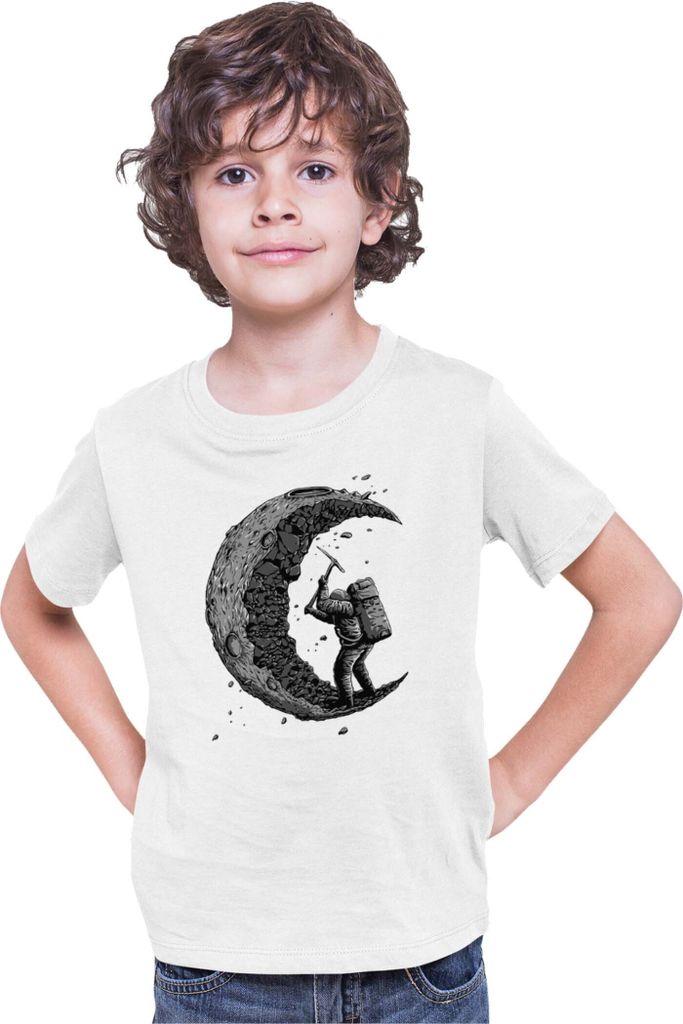 Kinder T-Shirt Nasa Space Theme Nasa 002, 5-6 Jahr - 116 / Weiß