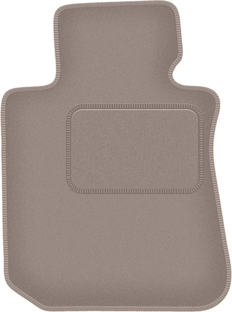 Tappetino BMW i4 G26 2021-2022 Velluto Beige Lato Guida + Fissaggi