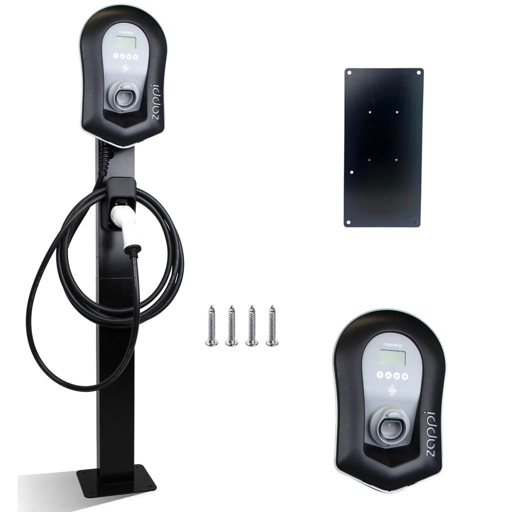 Myenergi Zappi V2.1 Wallbox stojan, černý, kovový, pro Obrázek produktu 