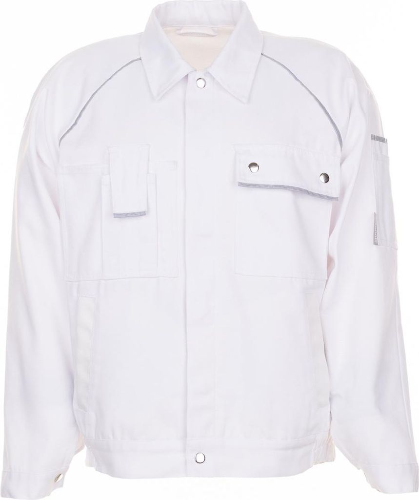 Planam Bundjacke Canvas 320 Gr. 50 weiß Produktbild 