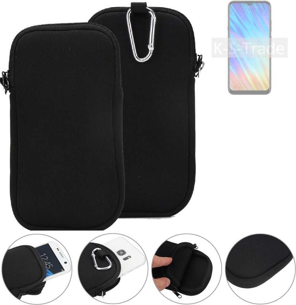 K-S-Trade Neopren-Hülle Handyhülle kompatibel mit HiSense F40 Schutzhülle Neoprenhülle Sleeve Schutz-Hülle Gürtel Tasche Case Holster