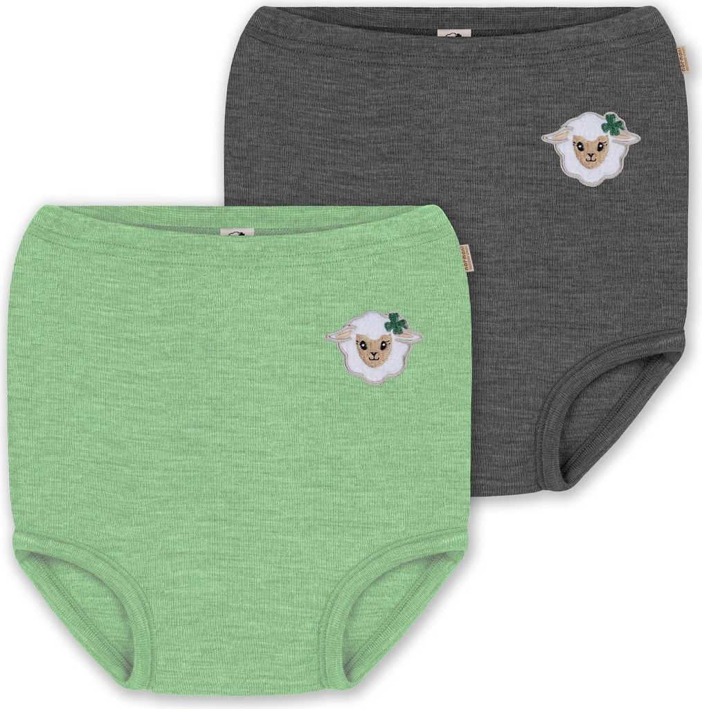 normani 2er Pack Baby Merino Windelhose