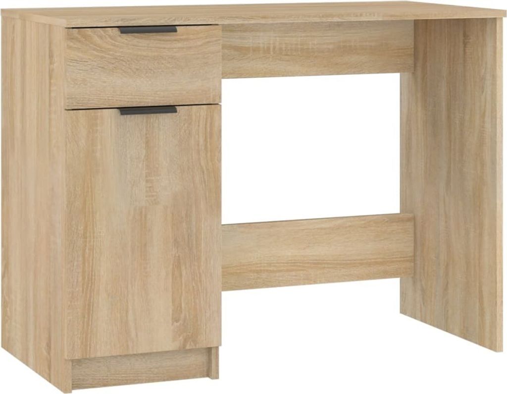 vidaXL Schreibtisch Sonoma-Eiche 100x50x75 cm Holzwerkstoff