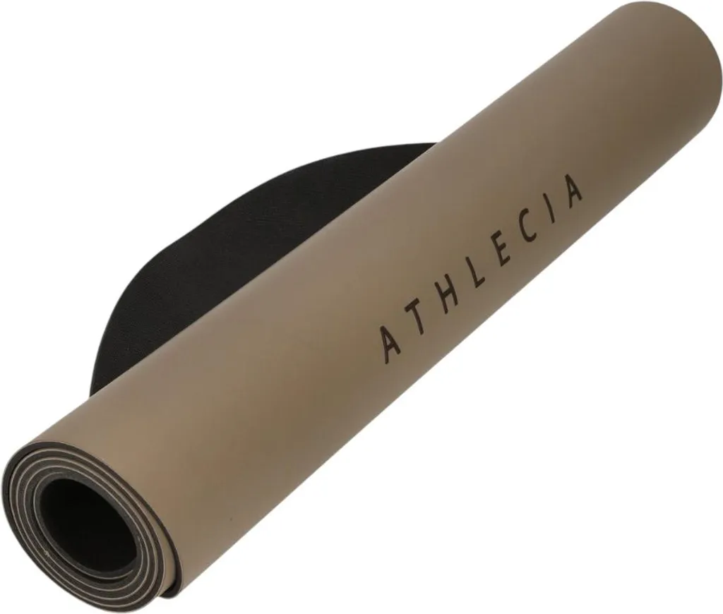 Tapis de yoga marron ATHLECIA Oliveira pour séances de pilates à la maison
