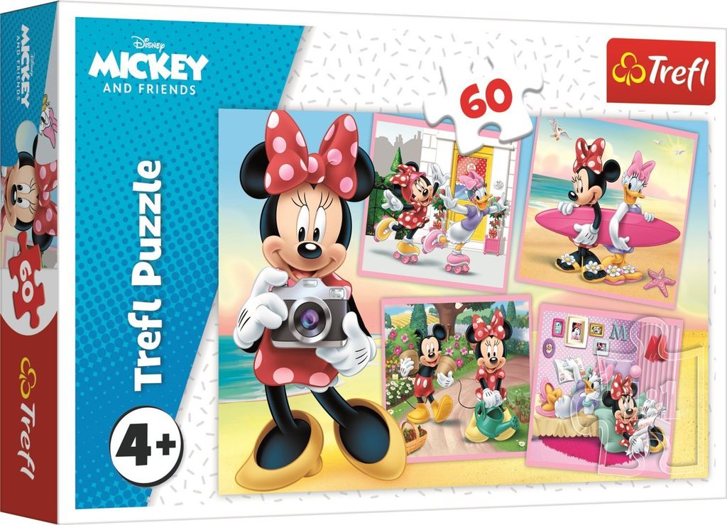 PUZZLE CUBES 60 Belle Minnie 17360 Image du produit 